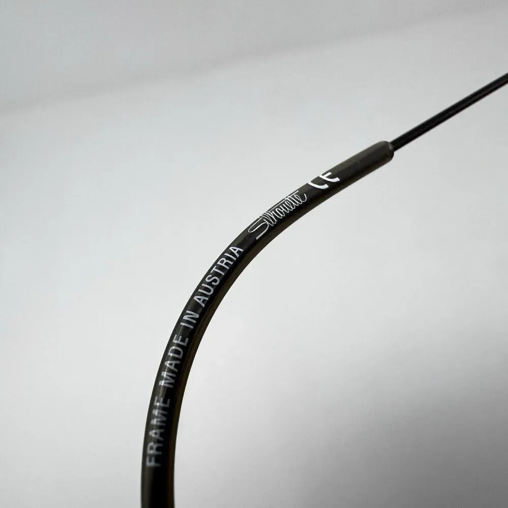 Silhouette Titan 7533 6078 Silver Gray Eyeglass Frames 52-19-140 Austria